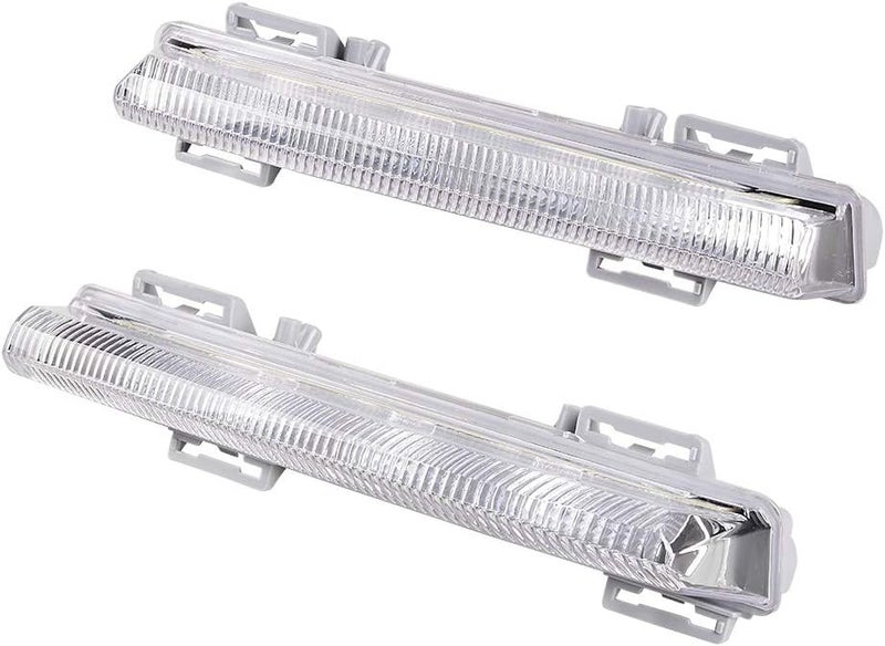 AutoXcessori 2PCS Front Bumper DRL Day Running Lights LED Fog Lamps Bar for Mercedes W204 W212 E350 C350 C250 2007-2014 - Image 4
